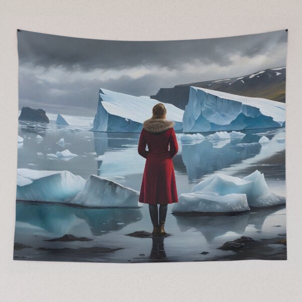 Item preview, Arctic Solitude | Iceberg Landscape designed and sold by Prachodayat Artworks.