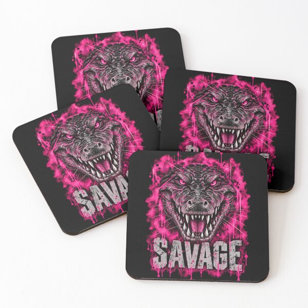 Item preview, SAVAGE CROCO PINK designed and sold by Neo-Punk.