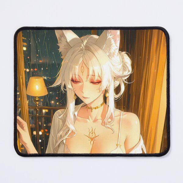 Item preview, Elegant Fox Girl in White Shirt designed and sold by gloriacorear.
