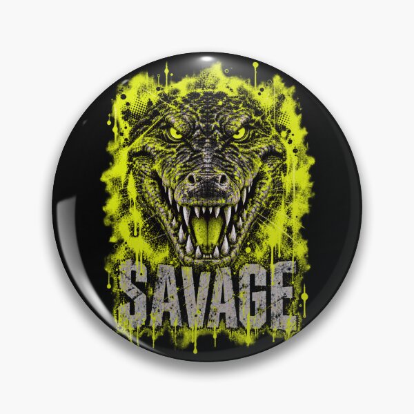 Item preview, SAVAGE CROCO YELLOW designed and sold by Neo-Punk.