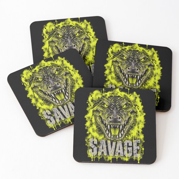 Item preview, SAVAGE CROCO YELLOW designed and sold by Neo-Punk.