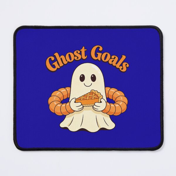 Item preview, Ghost Goals Cute Ghost Eating Pumpkin Pie Funny Halloween designed and sold by urmoments.