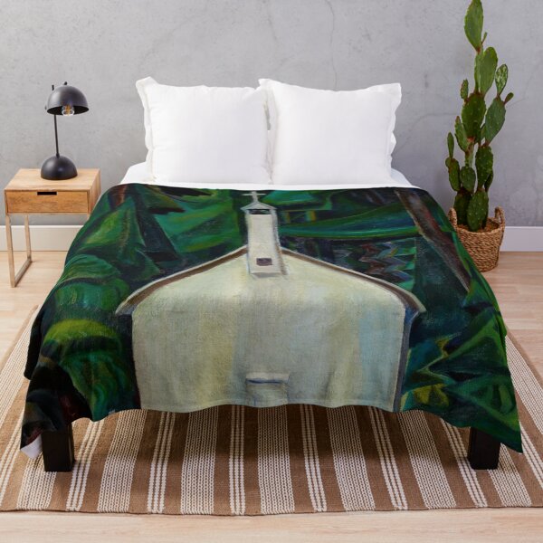 Item preview, The Indian Church First Nations forest landscape Yuquot (Friendly Cove) on Nootka Island, British Columbia painting print by Emily Carr designed and sold by Jéanpaul  Ferro.
