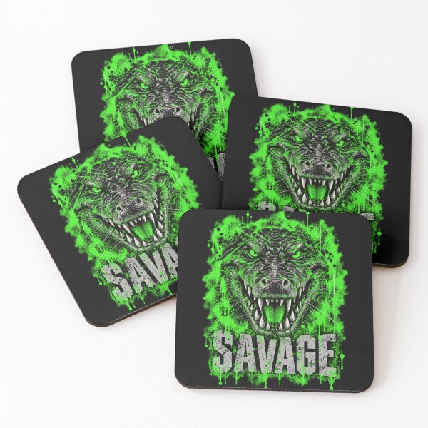 Item preview, SAVAGE CROCO GREEN designed and sold by Neo-Punk.