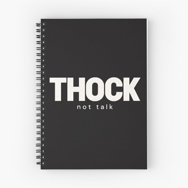 Item preview, THOCK Not Talk – Mechanical Keyboard Enthusiast Black designed and sold by PT PROJECT.