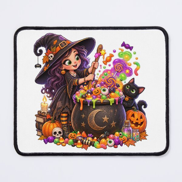 Item preview, Witchy Sweets – Halloween Candy Cauldron designed and sold by The Cutting Room.