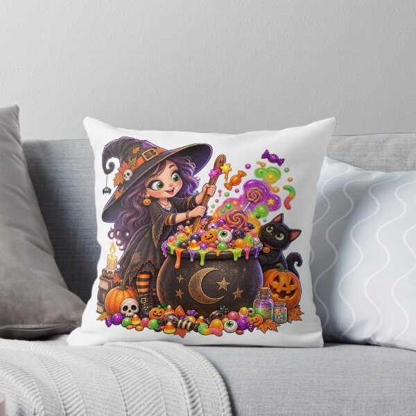 Item preview, Witchy Sweets – Halloween Candy Cauldron designed and sold by The Cutting Room.