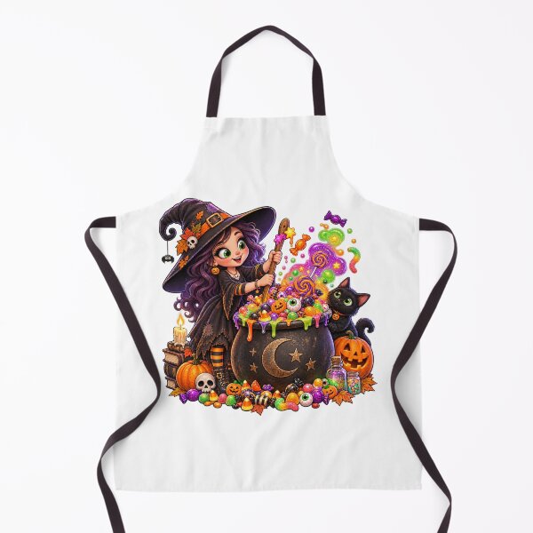 Item preview, Witchy Sweets – Halloween Candy Cauldron designed and sold by The Cutting Room.