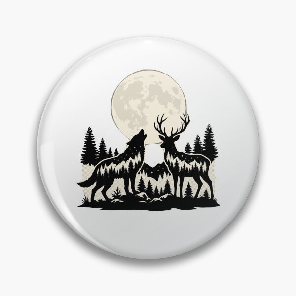 Artikelvorschau, Mystische Waldberg-Silhouette entworfen und verkauft von naragon4289.
