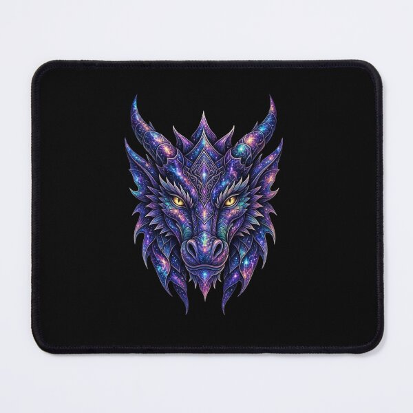 Item preview, Cosmic Dragon Illustration, Galaxy Fantasy designed and sold by gkhanco.