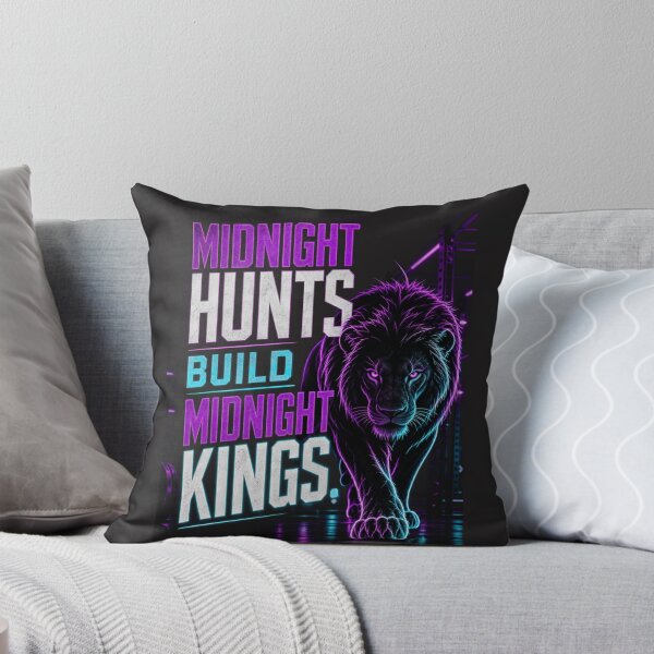 Item preview, Midnight Hunts Build Midnight Kings Fitness Lion Art designed and sold by Bennie Singh.