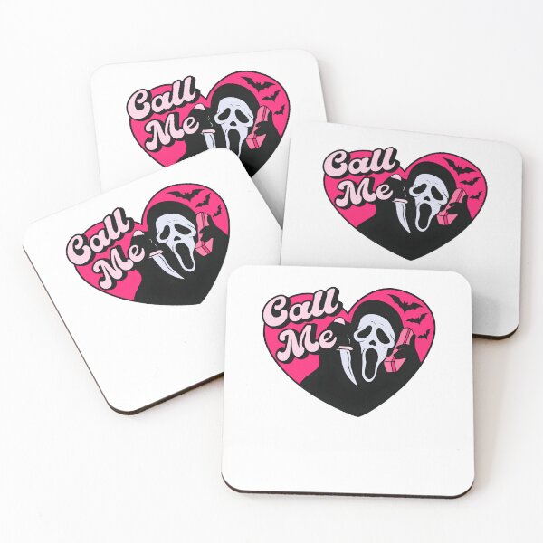 Item preview, Call Me Horror Heart Halloween Goth Scream designed and sold by Glow-Paw-Studio.