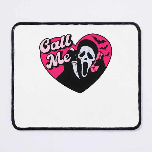 Item preview, Call Me Horror Heart Halloween Goth Scream designed and sold by Glow-Paw-Studio.