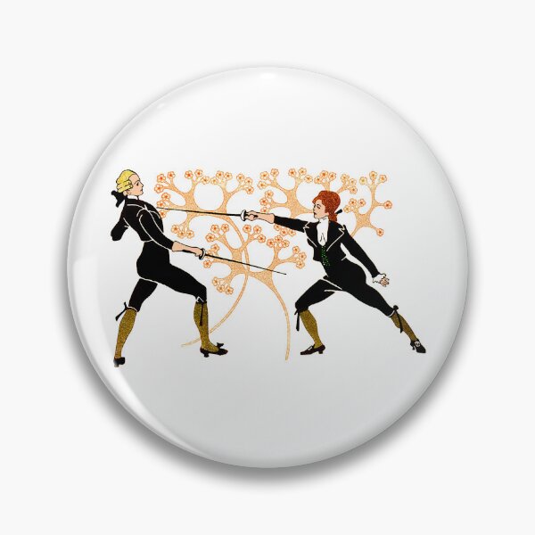 Item preview, Women in Modern Ornament 1902. Fencing by Julius Klinger designed and sold by Hedrin.