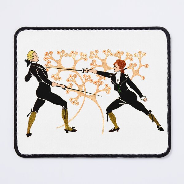 Item preview, Women in Modern Ornament 1902. Fencing by Julius Klinger designed and sold by Hedrin.