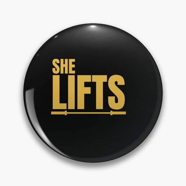 Item preview, She Lifts – Women Who Lift Weightlifting Gym Fitness designed and sold by Twixly.