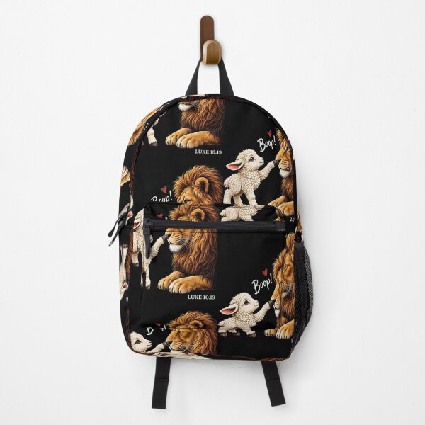 Item preview, Boop Lion and Lamb Christian Bible Verse Humor designed and sold by ostenlee.