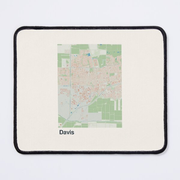 Item preview, Davis Minimalistic Map Art designed and sold by MapsNerd.