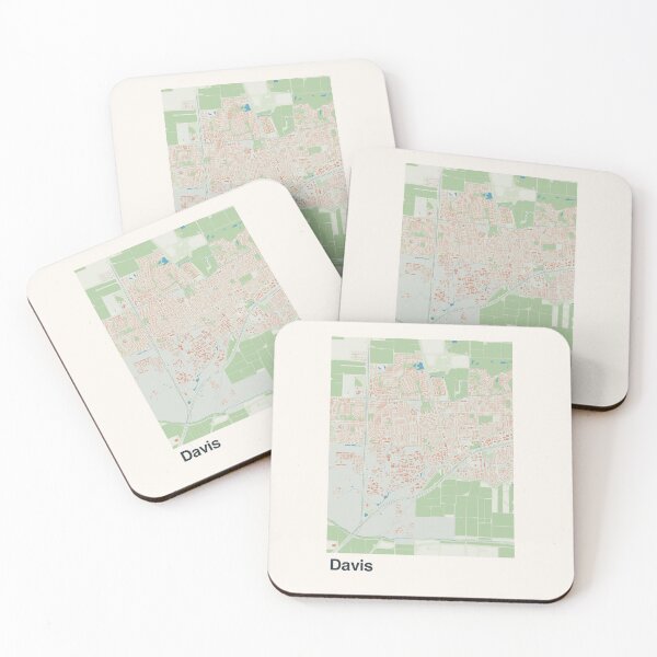 Item preview, Davis Minimalistic Map Art designed and sold by MapsNerd.