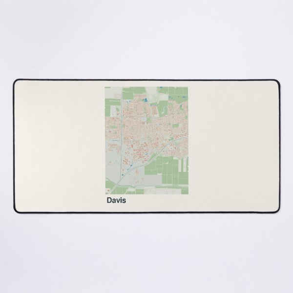 Item preview, Davis Minimalistic Map Art designed and sold by MapsNerd.