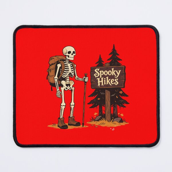Item preview, Spooky Hikes Skeleton Hiker Hiking Camping Outdoors Fall Halloween designed and sold by urmoments.