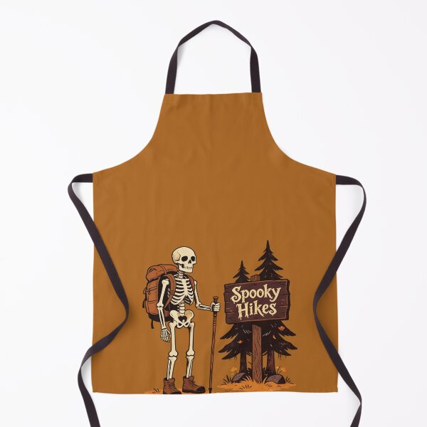 Item preview, Spooky Hikes Skeleton Hiker Hiking Camping Outdoors Fall Halloween designed and sold by urmoments.
