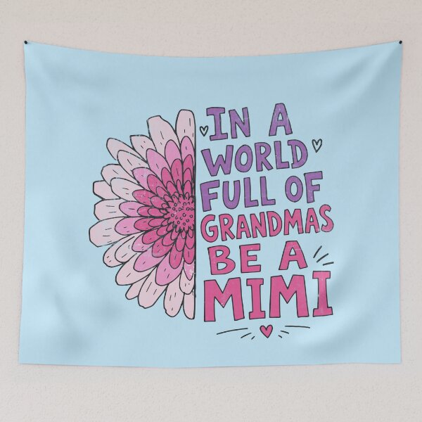 Item preview, Floral Grandma Appreciation With Pink Flower designed and sold by Studio Bootleg.
