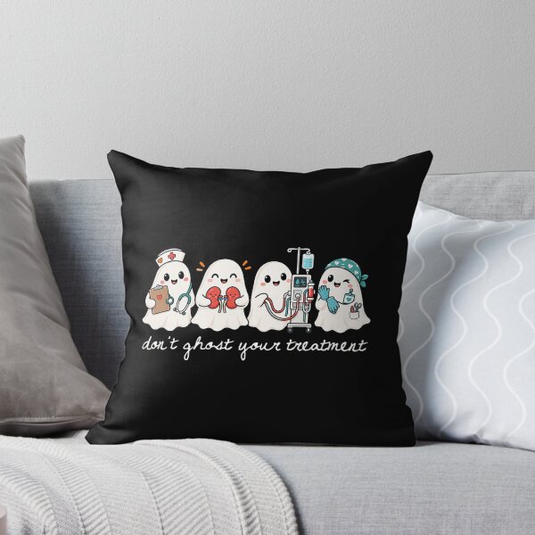 Item preview, Don't Ghost Your Treatment Funny Dialysis Nurse Halloween designed and sold by OddPopARt.