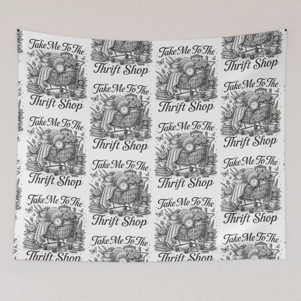 Item preview, Take Me to The Thrift Shop Vintage designed and sold by Positive&FunnyThings.