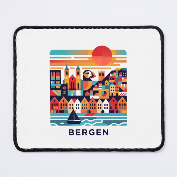 Item preview, Bergen Norway designed and sold by OzzFrequency.
