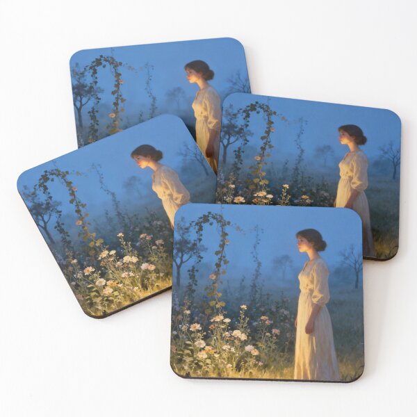 Item preview, Surreal Shadow Garden – Woman, Wild Garden & Fine Art designed and sold by stylishdzign.