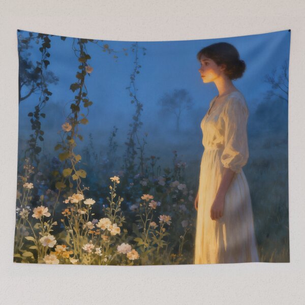 Item preview, Surreal Shadow Garden – Woman, Wild Garden & Fine Art designed and sold by stylishdzign.