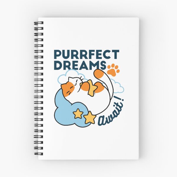 Item preview, Purrfect Dreams Await – Cute Sleeping Cat Dreamy designed and sold by FlinArt.