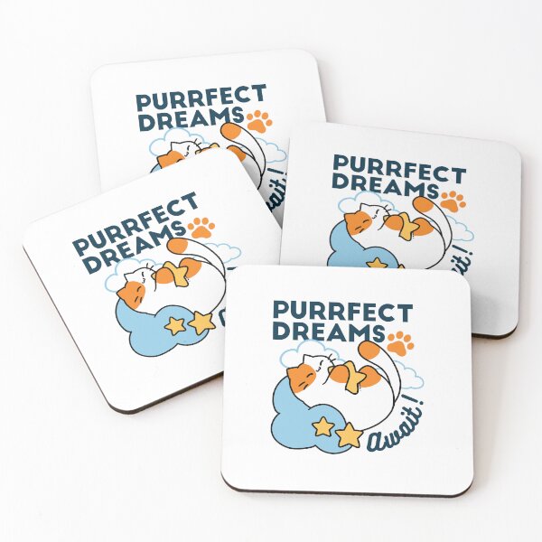 Item preview, Purrfect Dreams Await – Cute Sleeping Cat Dreamy designed and sold by FlinArt.