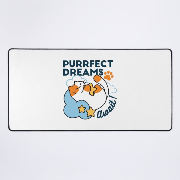 Item preview, Purrfect Dreams Await – Cute Sleeping Cat Dreamy designed and sold by FlinArt.