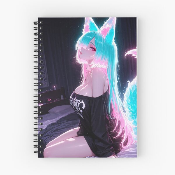 Item preview, Catgirl with Neon Hair designed and sold by gloriacorear.