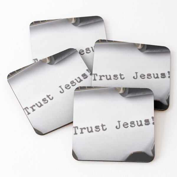Item preview, “Trust in Jesus!” designed and sold by Eshopss.