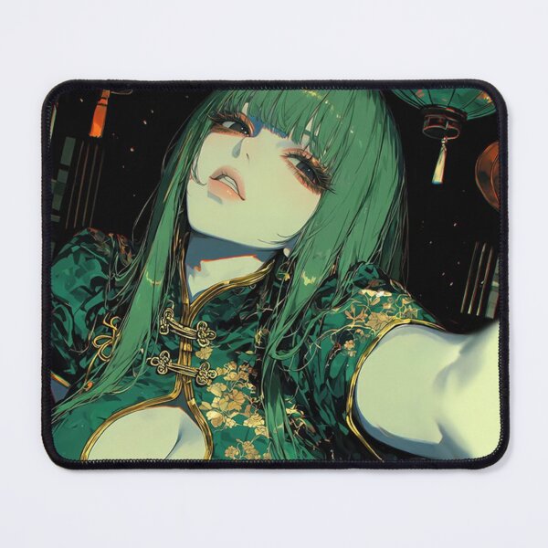 Item preview, Green-Haired Anime Character designed and sold by gloriacorear.