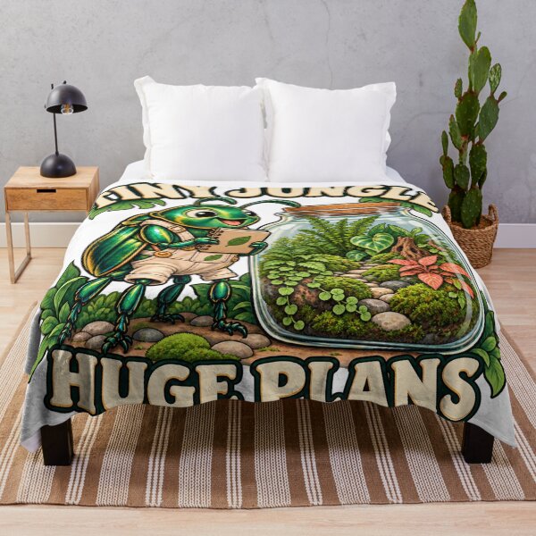 Item preview, Terrarium Beetle Tiny Jungle Huge Plans designed and sold by SAS-Designer.