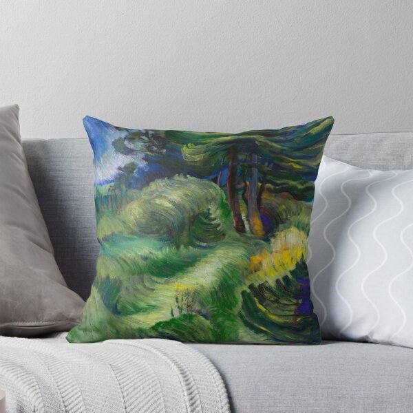 Item preview, Forest landscape, Tossed by the Wind, British Columbia, First Nations landscape painting by Emily Carr designed and sold by Jéanpaul Ferro.