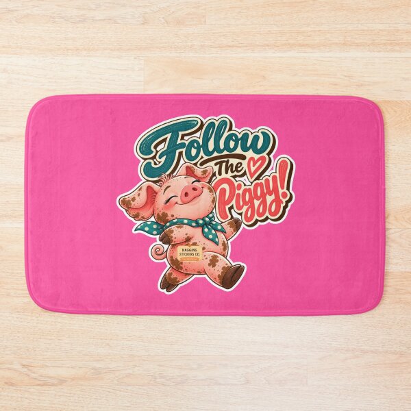 Item preview, FOLLOW THE PIGGY! BY NAGGINGSTICKERSCO. ROLL LIKE A PIG! COLLECTION | ELECTRIC PINK Edition | No.01 designed and sold by LaMaisonOfMY.