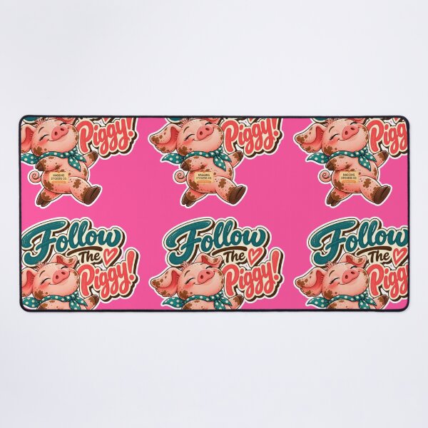 Item preview, FOLLOW THE PIGGY! BY NAGGINGSTICKERSCO. ROLL LIKE A PIG! COLLECTION | ELECTRIC PINK Edition | No.01 designed and sold by LaMaisonOfMY.
