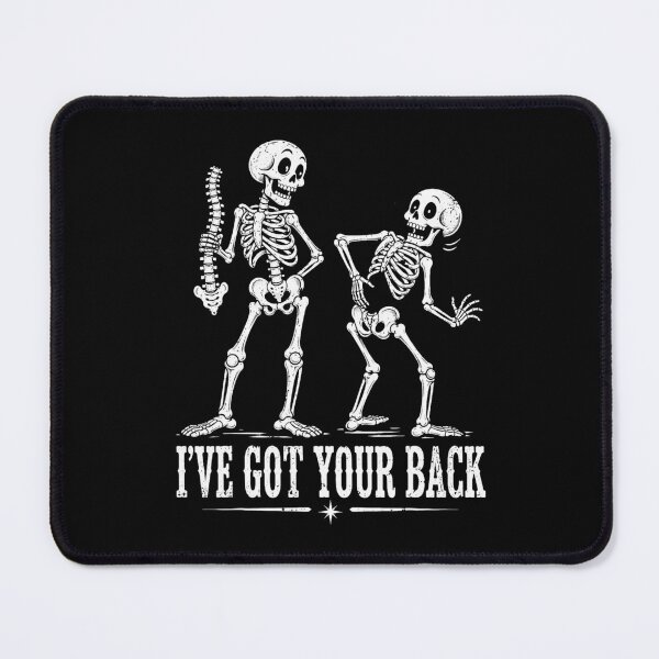 Item preview, I've Got Your Back Skeleton Halloween Humor designed and sold by OddPopARt.