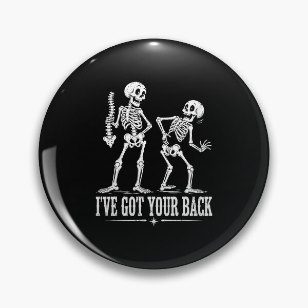 Item preview, I've Got Your Back Skeleton Halloween Humor designed and sold by OddPopARt.