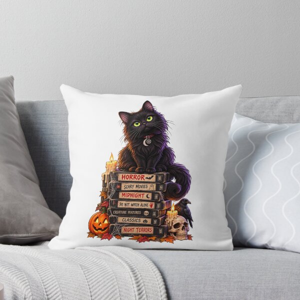 Item preview, Horror VHS Familiar – Black Cat Movie Night designed and sold by The Cutting Room.