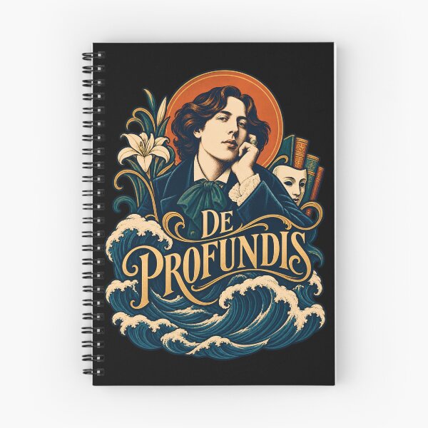 Item preview, Oscar Wilde De Profundis Portrait Above Wild Waves designed and sold by Fenay Designs.