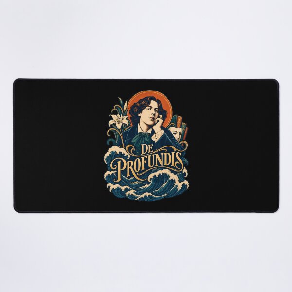 Item preview, Oscar Wilde De Profundis Portrait Above Wild Waves designed and sold by Fenay Designs.