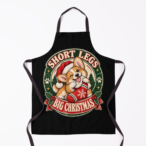 Item preview, Short Legs, Big Holiday Cheer — Christmas Corgi Illustration designed and sold by Crystal-Tree.