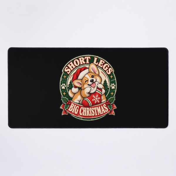 Item preview, Short Legs, Big Holiday Cheer — Christmas Corgi Illustration designed and sold by Crystal-Tree.