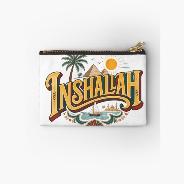 Item preview, Inshallah Egyptian Arabic Phrase Middle Eastern Culture Sticker designed and sold by KaBaRen.